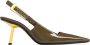 Saint Laurent Elegante Zwarte Leren Pumps - Thumbnail 1