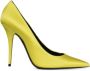 Saint Laurent Gele Satijnen Marilyn Pumps Yellow Dames - Thumbnail 1