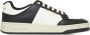 Saint Laurent Geperforeerde leren sneakers met logo print White Heren - Thumbnail 1