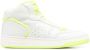 Saint Laurent Geperforeerde tweekleurige hoge sneakers White Dames - Thumbnail 1