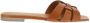 Saint Laurent Gevlochten Tan Leren Sandalen - Thumbnail 1
