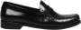 Saint Laurent Glanzende leren loafers Ss23 zwart Black Heren - Thumbnail 1