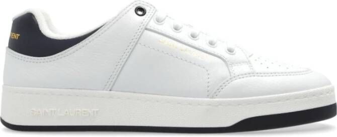 Saint Laurent Groene lage sneakers in North