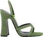 Saint Laurent Groene Lurex Aracha Sandalen - Thumbnail 1