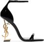 Saint Laurent 110mm Opyum sandalen Zwart - Thumbnail 1