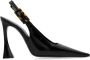 Saint Laurent Elegante Slingback Pump Schoenen Black Dames - Thumbnail 1