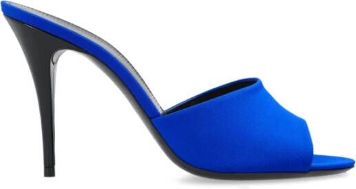 Saint Laurent Hoge hiel sandalen Blauw Dames