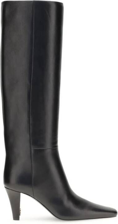 Saint Laurent Hoge Leren Laarzen Modern Ontwerp