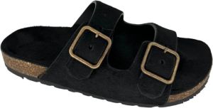 Saint Laurent Jimmy ponyhair sandals Zwart Dames