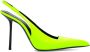 Saint Laurent Kiss 105 Slingback Pumps Yellow Dames - Thumbnail 5