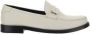 Saint Laurent Klassieke Leren Loafers Elegante Stijl White Dames - Thumbnail 1
