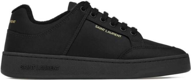 Saint Laurent Klassieke Logo Sneakers Black Dames