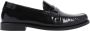 Saint Laurent Zwarte Loafers Regular Fit Geschikt voor Alle Temperaturen 100% Leer Black Dames - Thumbnail 11