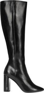 Saint Laurent Leren Laarzen Art. 484561 Akpyy Zwart Dames