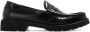 Saint Laurent Zwarte Almond Tip Monogram Loafers Black Heren - Thumbnail 6