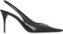 Saint Laurent Leren Slingback Pumps Puntige Neus Ontwerp - Thumbnail 1