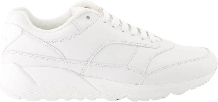 Saint Laurent Leren Sneakers met Veters White Heren