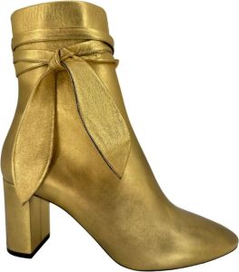 Saint Laurent Lou 75 ankle boots Geel Dames