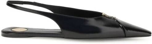 Saint Laurent Moderne Twist Ballerina's met Cassandre Handtekening