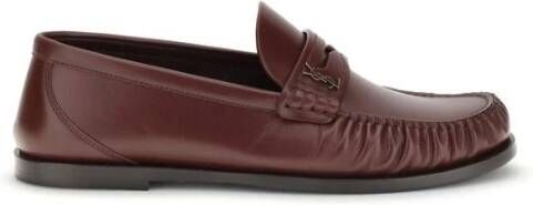 Saint Laurent Moderne vierkante neus loafers