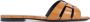 Saint Laurent Moedig Beige Tribute Sandaal Brown Dames - Thumbnail 1