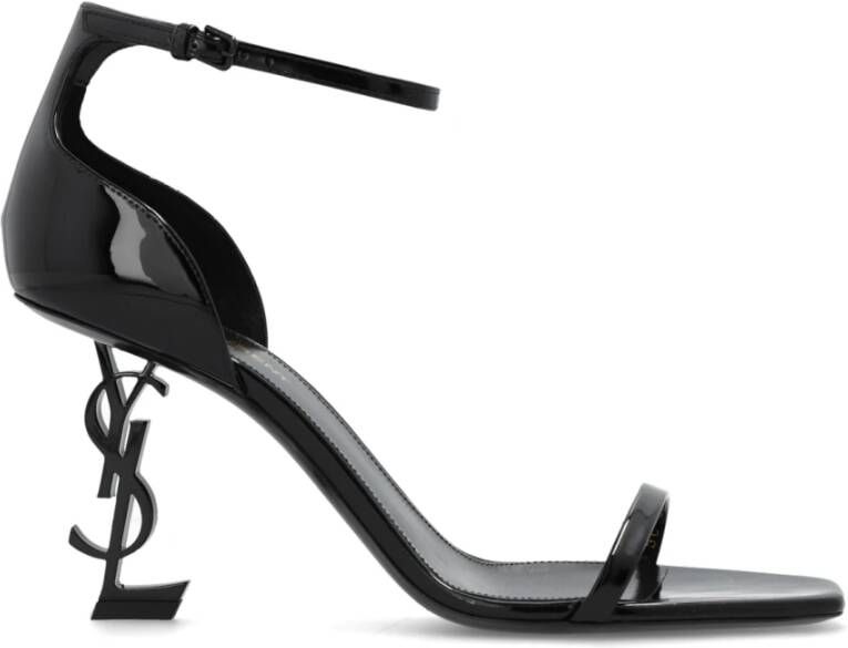 Saint Laurent Opyum hoge hakken sandalen Black Dames