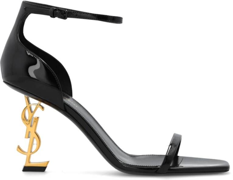 Saint Laurent Opyum hoge hakken sandalen Black Dames