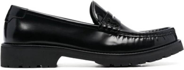 Saint Laurent Klassieke Nero Loafer Moccasins Black Heren