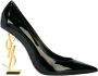 Saint Laurent Opyum Pumps in Patent Leather with Gold-tone Heel - Thumbnail 2