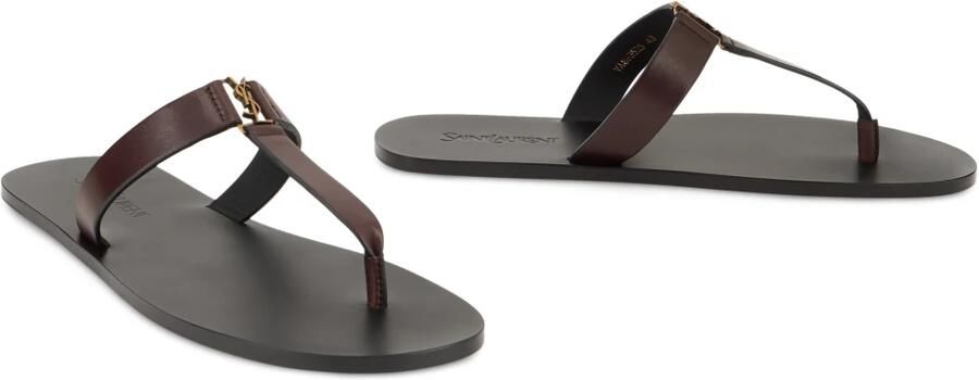 Saint Laurent Babylone Flip Flops - Foto 3