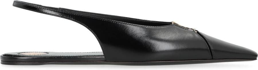 Saint Laurent Babylone Pointy-Toe Slingback Ballerina's - Foto 3