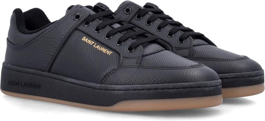 Saint Laurent Black Leather Sneakers SL 61