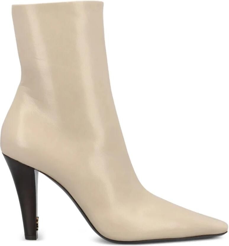 Saint Laurent Booties met Middelhoge Hak