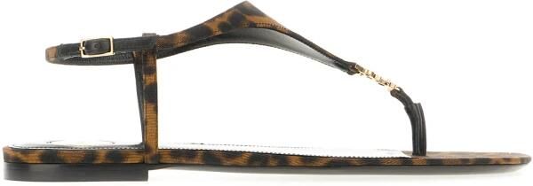 Saint Laurent Cassandra Logo Sandalen
