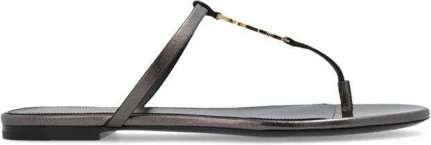 Saint Laurent Cassandra Logo Teenslippers