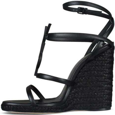 Saint Laurent Cassandra Wedge Espadrilles - Foto 2