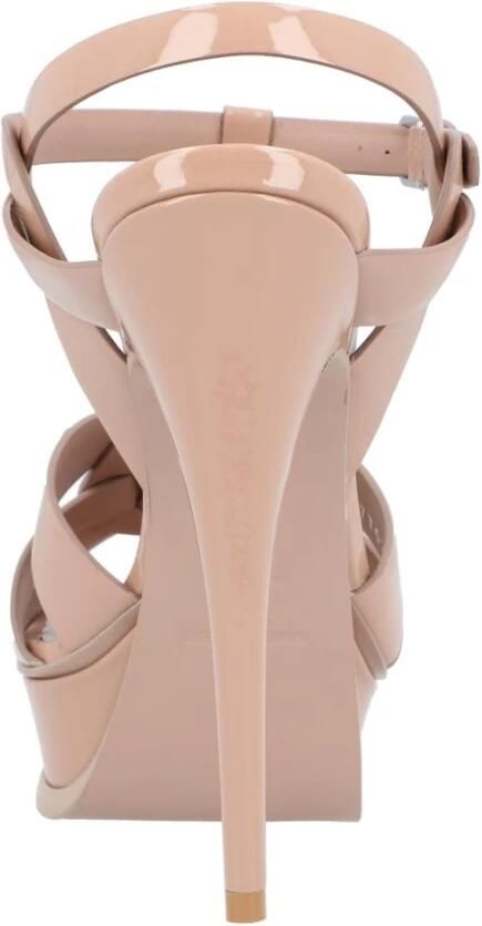 Saint Laurent Chique Plateau Hoge Hak Sandalen - Foto 5
