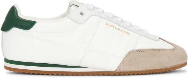 Saint Laurent Witte Sneakers Front Lace-Up Logo Rubber White Dames - Foto 3