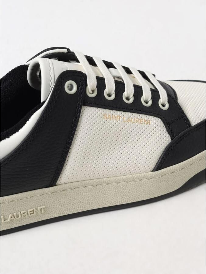 Saint Laurent Court Classic LowTop Leather Sneakers - Foto 2