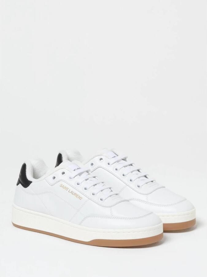 Saint Laurent Court Classic Sl06 Leather Sneakers
