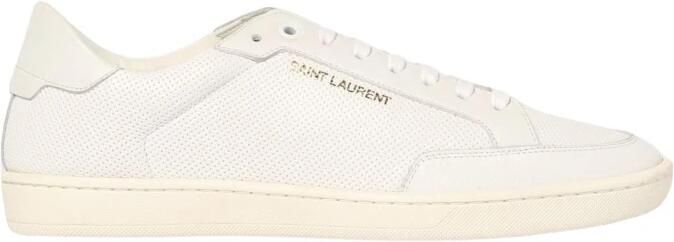 Saint Laurent Court Classic Sl06 Perforated Sneakers
