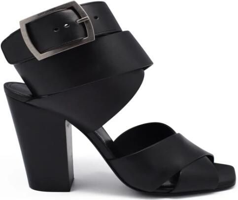Saint Laurent Cross Strap Sandals