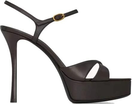Saint Laurent Debbie 85 Platform Sandalen