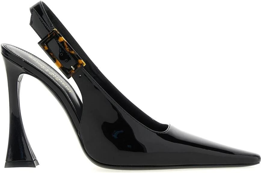 Saint Laurent Elegante Slingback Pump Schoenen Black Dames - Foto 2