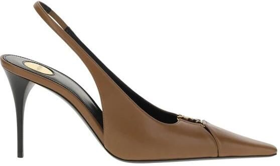 Saint Laurent Elegante Babylone Pumps met YSL-detail