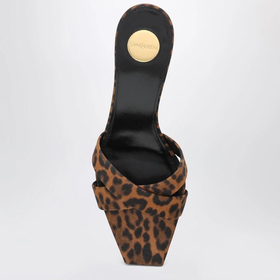 Saint Laurent Elegante Sabot Sandalen