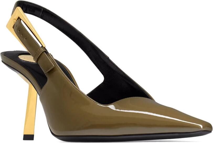 Saint Laurent Elegante Zwarte Leren Pumps