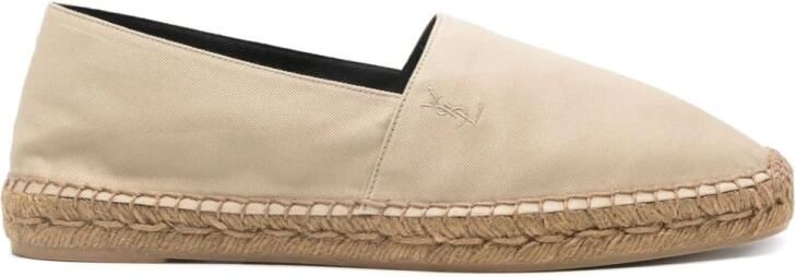 Saint Laurent Beige Gabardine Espadrilles Lente-Zomer 2025