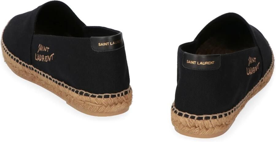 Saint Laurent Zwarte Geborduurde Canvas Espadrilles - Foto 2
