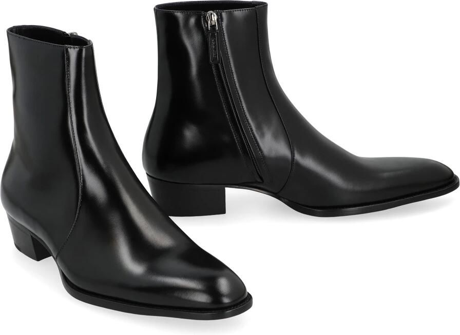 Saint Laurent Glad Leren Romeinse Laarzen - Foto 3
